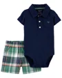 Carter's Set 2 piese Body si pantaloni scurti Dinozaur foto