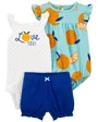 Carter's Set 3 piese Pantaloni scurti si 2 body Fructe foto