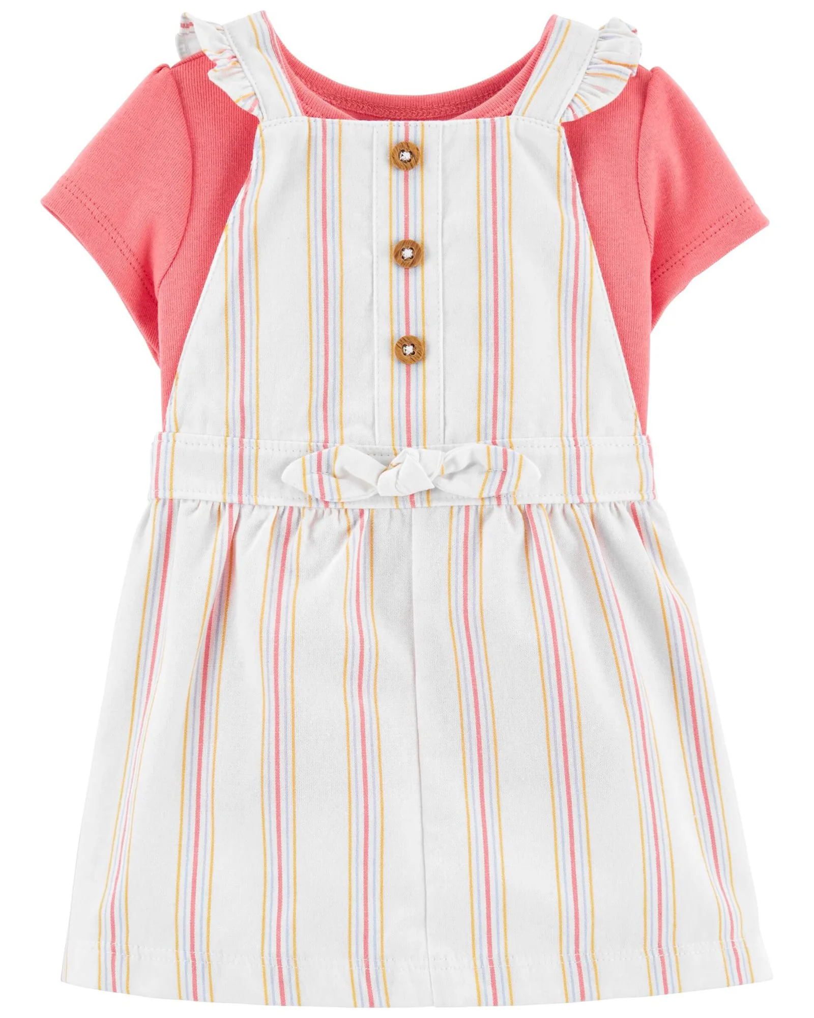 Carter's Set 2 piese Tricou si sarafan foto