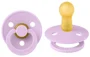 Suzeta rotunda BIBS Violet Sky din latex (0-6 luni) foto