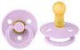 Suzeta rotunda BIBS Violet Sky din latex (6-18 luni) foto