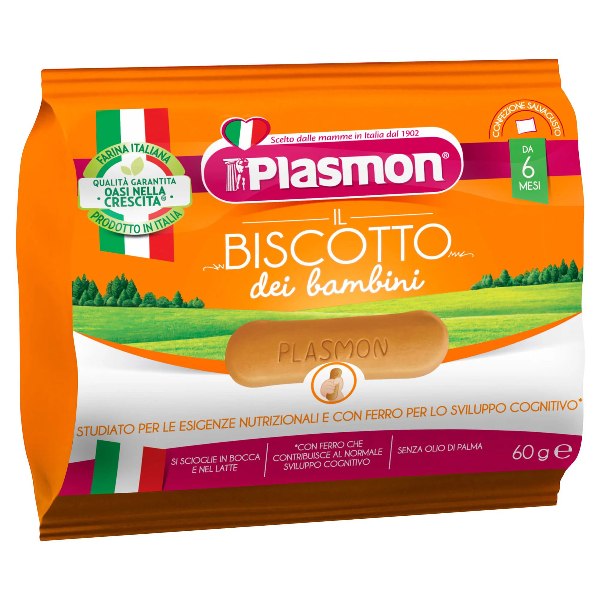 Biscuiti Plasmon (6+ luni), 60 g foto