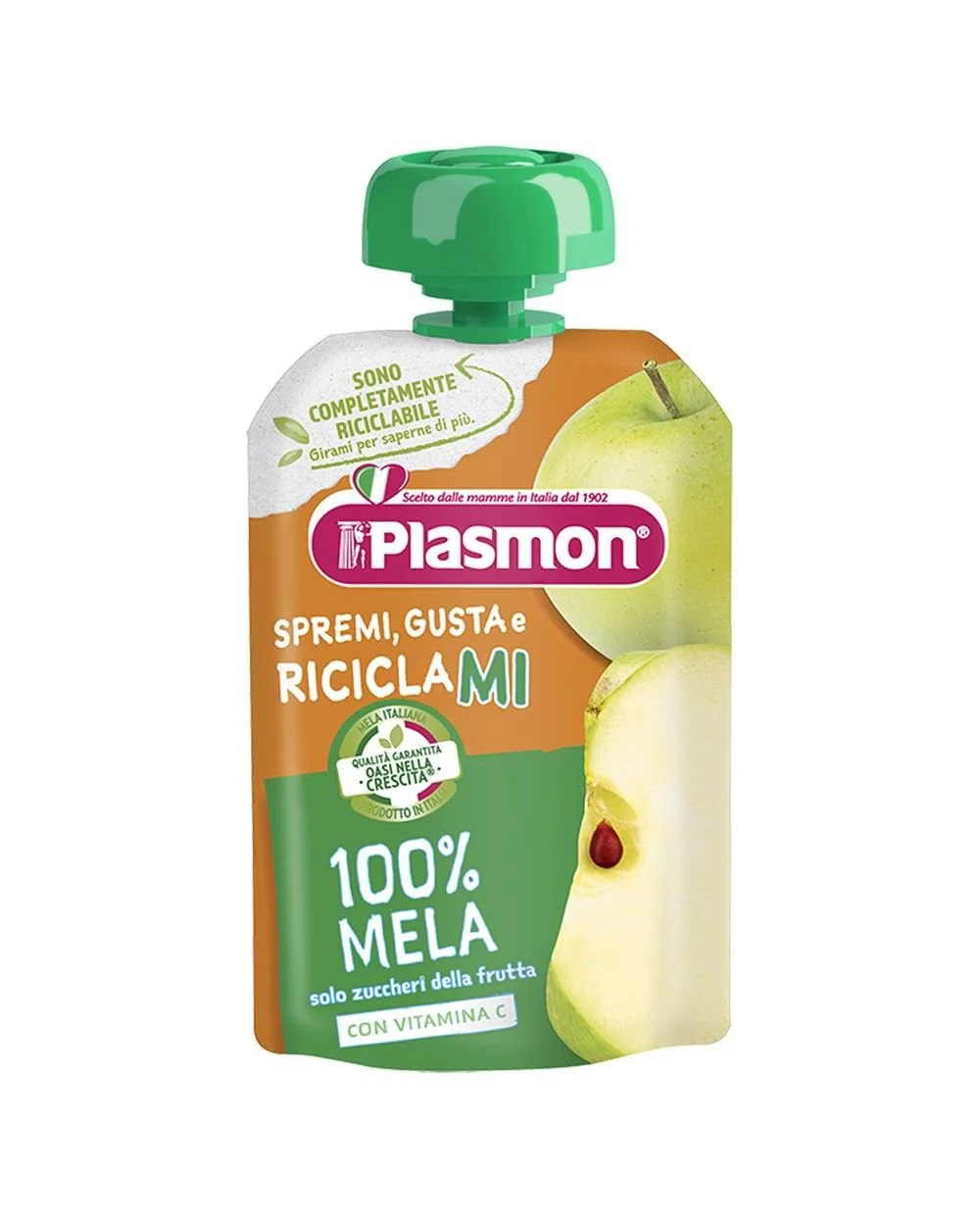 Piure Plasmon din mere (6+ luni), 100 g