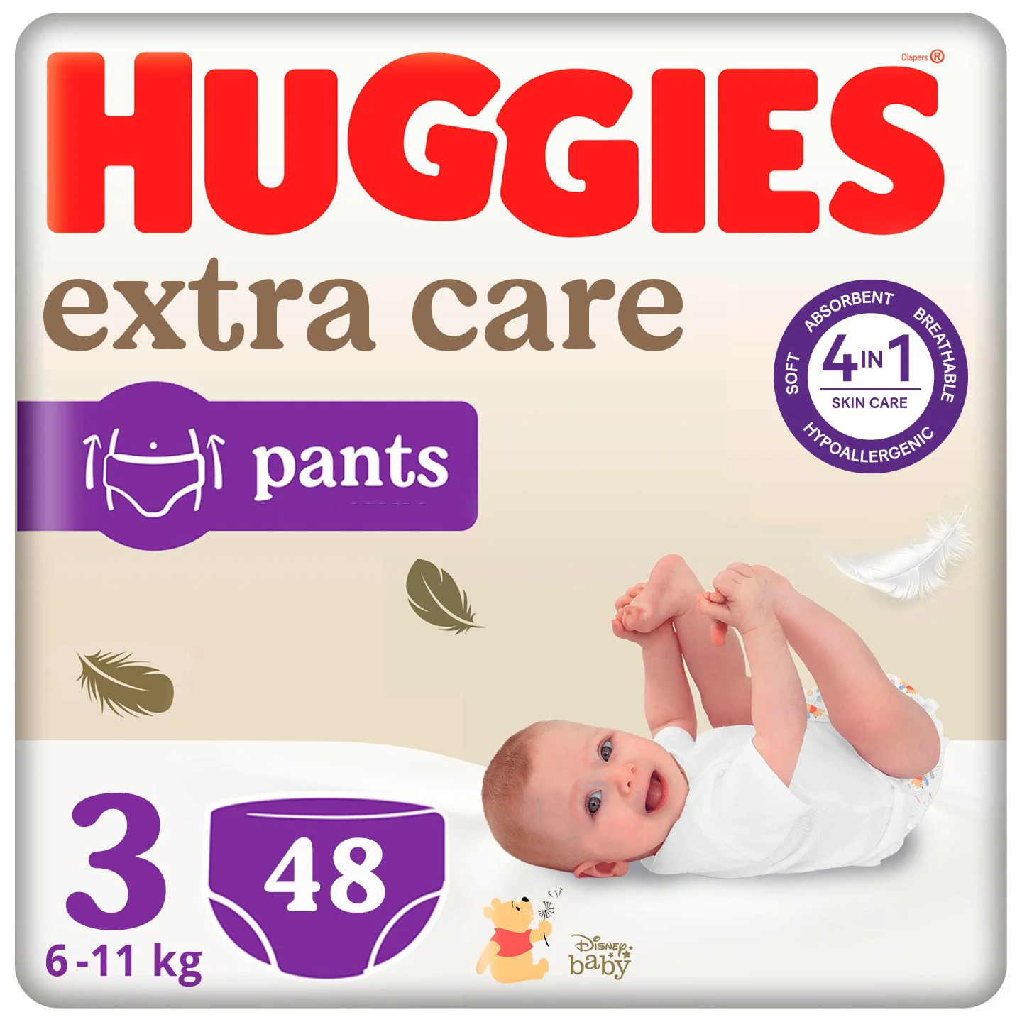 Трусики Huggies Elite Soft Mega 3 (6-11 кг), 48 шт.