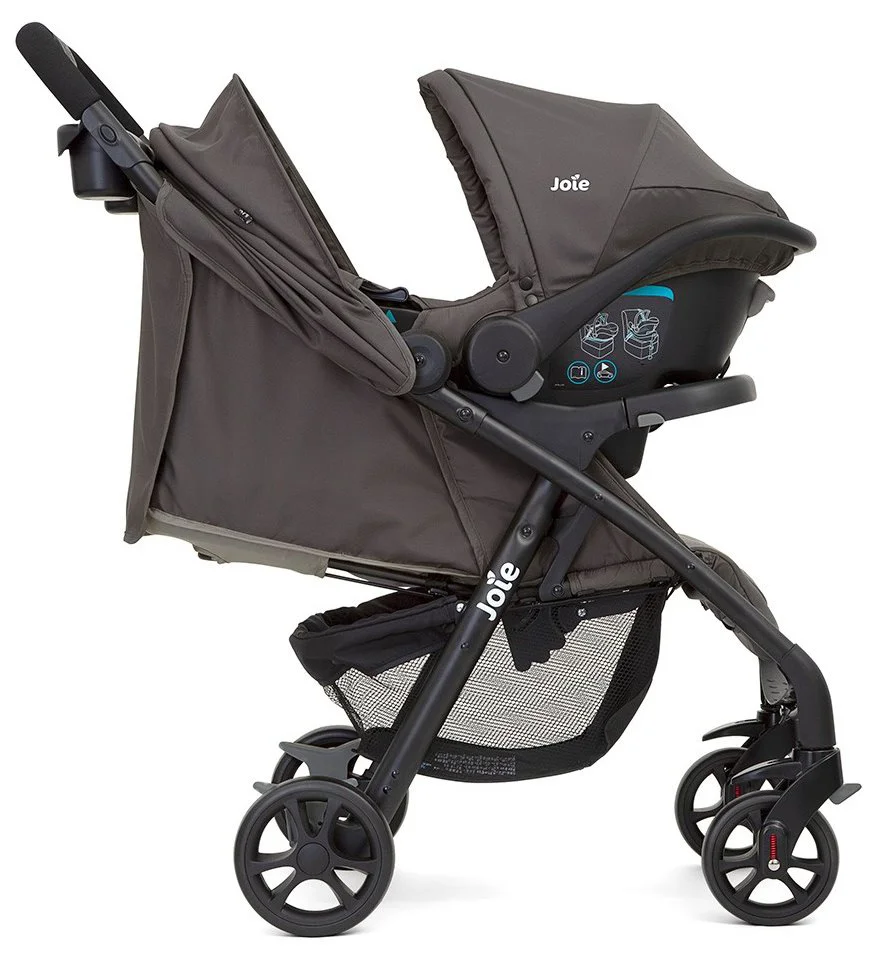 Коляска 2 в 1 Joie Muze LX + автокресло Juva Dark Pewter foto