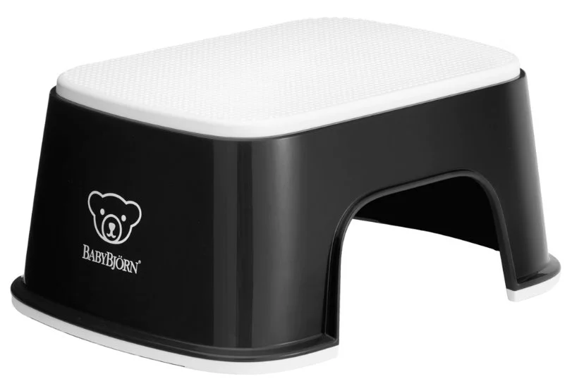 image for Treapta inaltator pentru baie BabyBjorn Step Stool Black/White foto