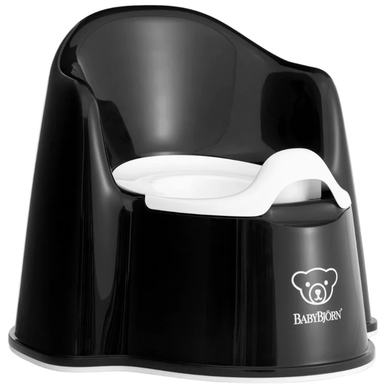 Горшок-кресло BabyBjorn Potty Chair Black/White