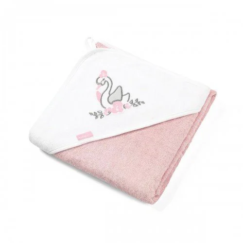 image for Бамбуковое банное полотенце с капюшоном-уголком BabyOno, 85 x 85 cм foto