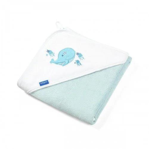 image for Бамбуковое банное полотенце с капюшоном-уголком BabyOno, 85 x 85 cм foto