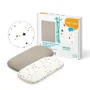 Set de cearsafuri din fibra de bambus BabyOno cu banda elastica (40x75 cm), 2 buc.
