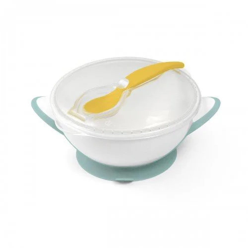 image for Тарелочка с присоской и ложечкой Babyono New foto