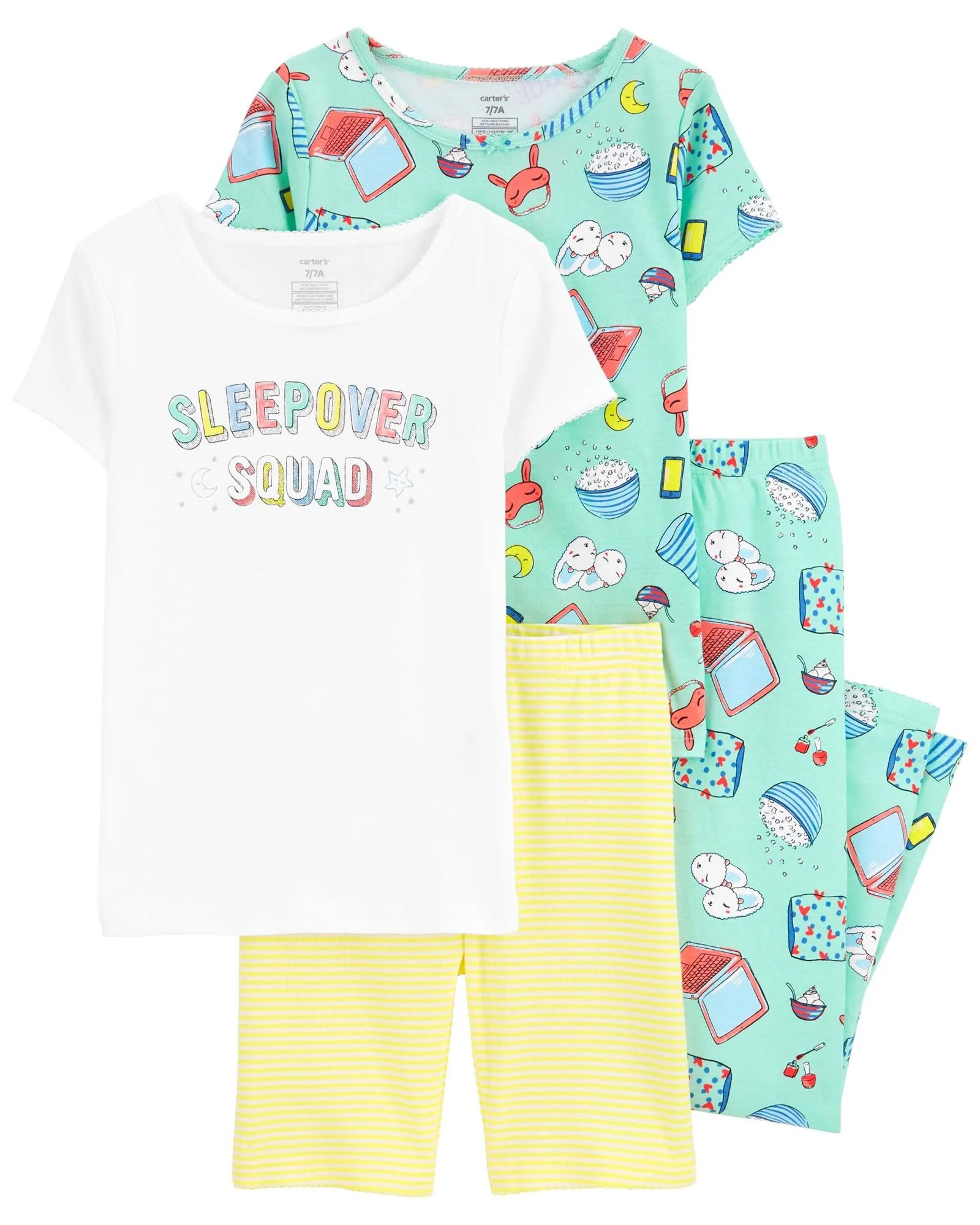 Carter's Set 2 pijamale Sleepover foto