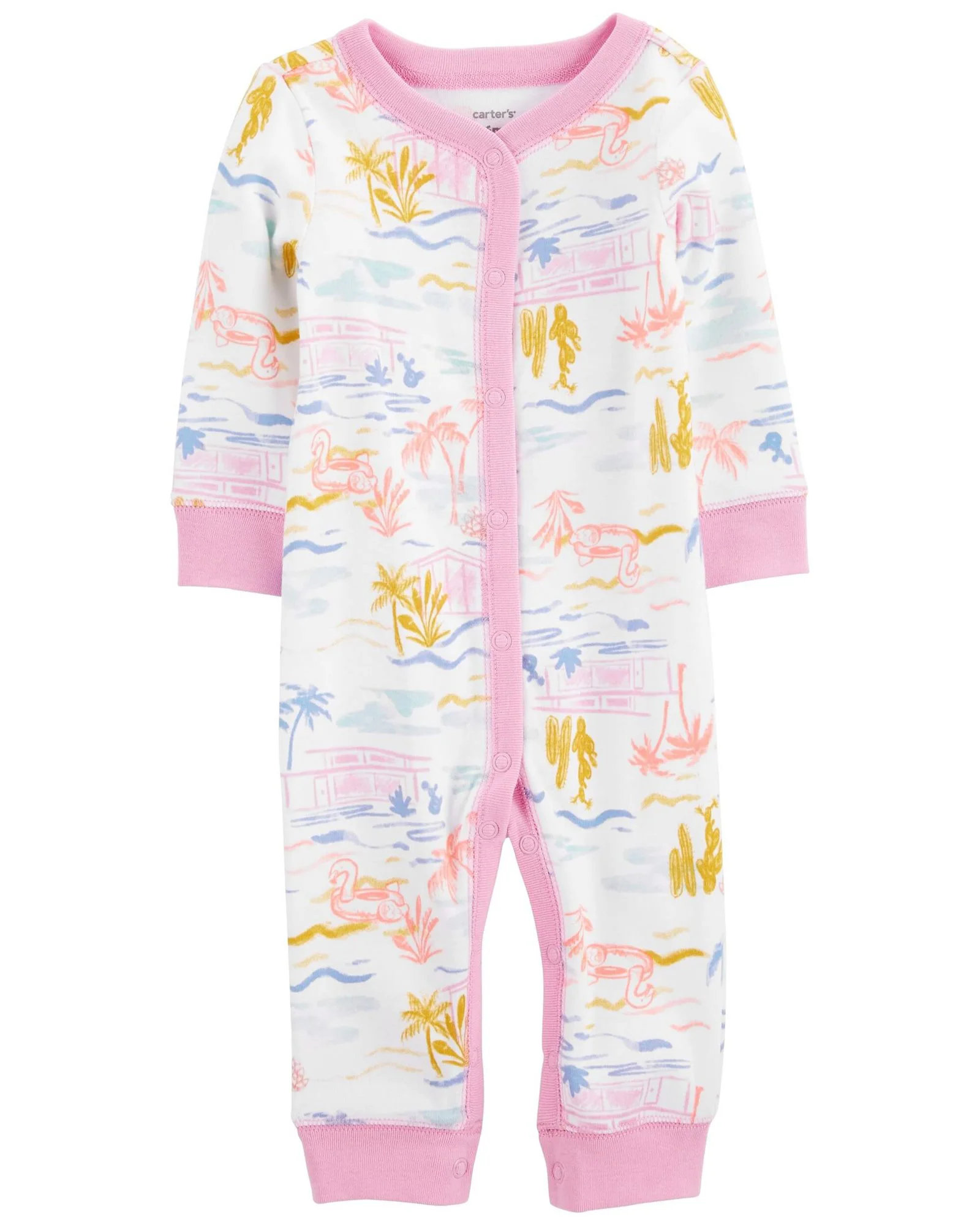 Carter's Pijama cu capse Tropical foto