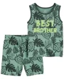 Carter's Set 2 piese Tricou si pantaloni scurti Cel mai bun frate foto