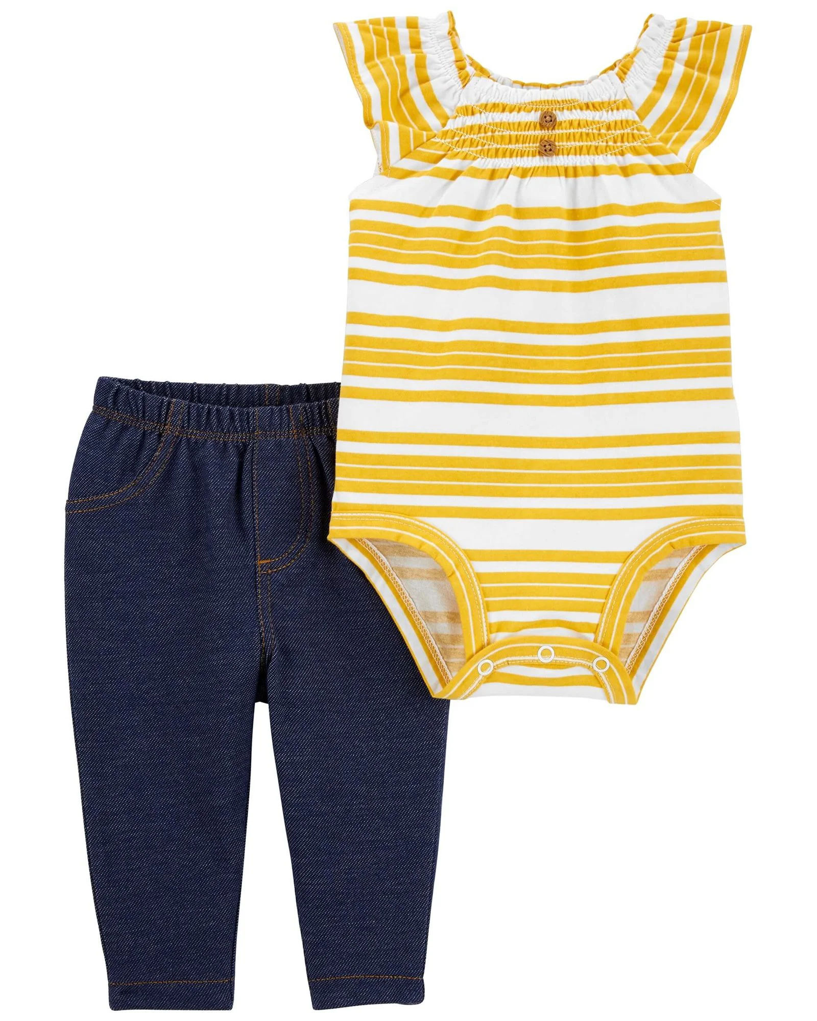 Carter's Set 2 piese Body si pantaloni Dungi foto