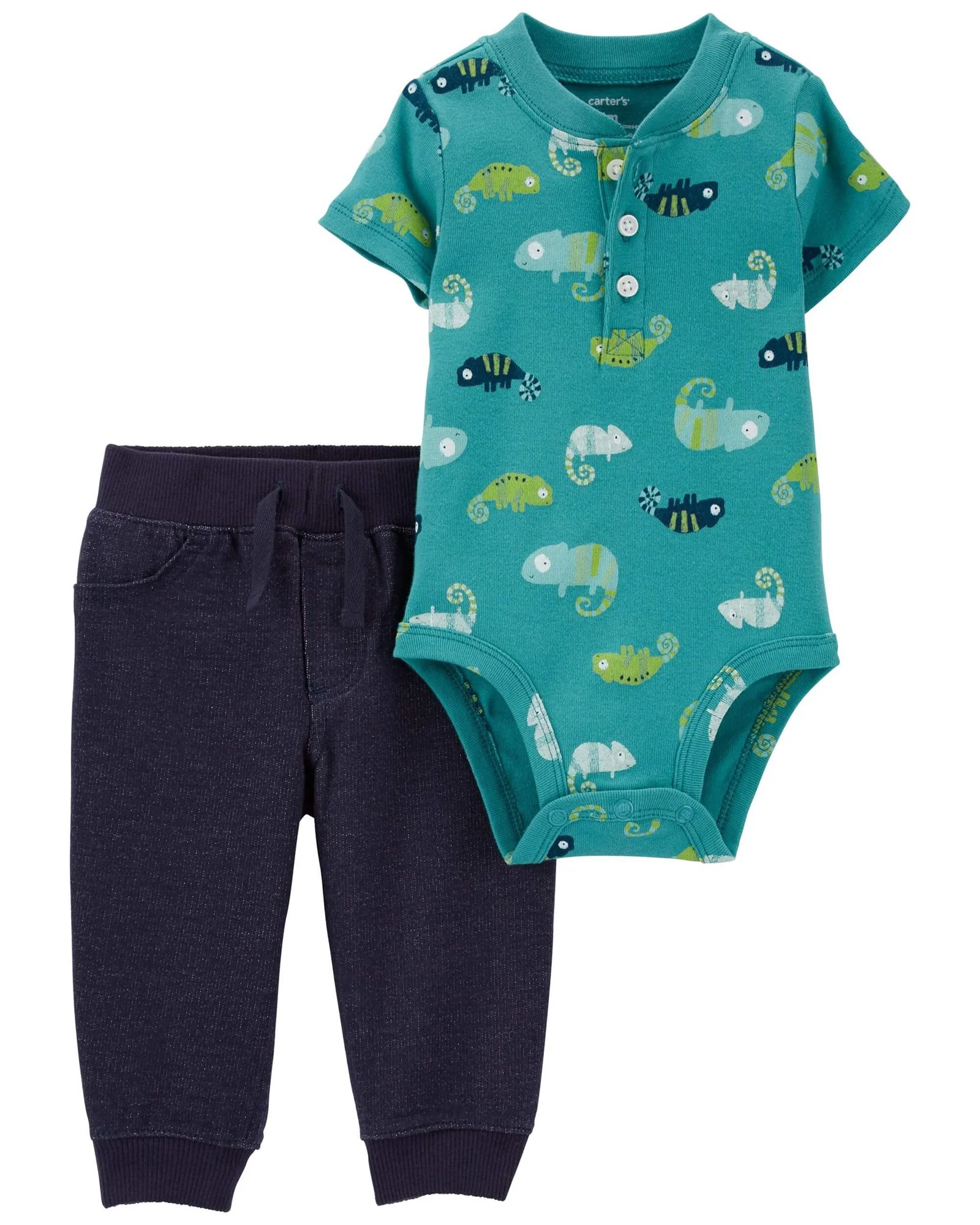 Carter's Set 2 piese Body si pantaloni Cameleon foto
