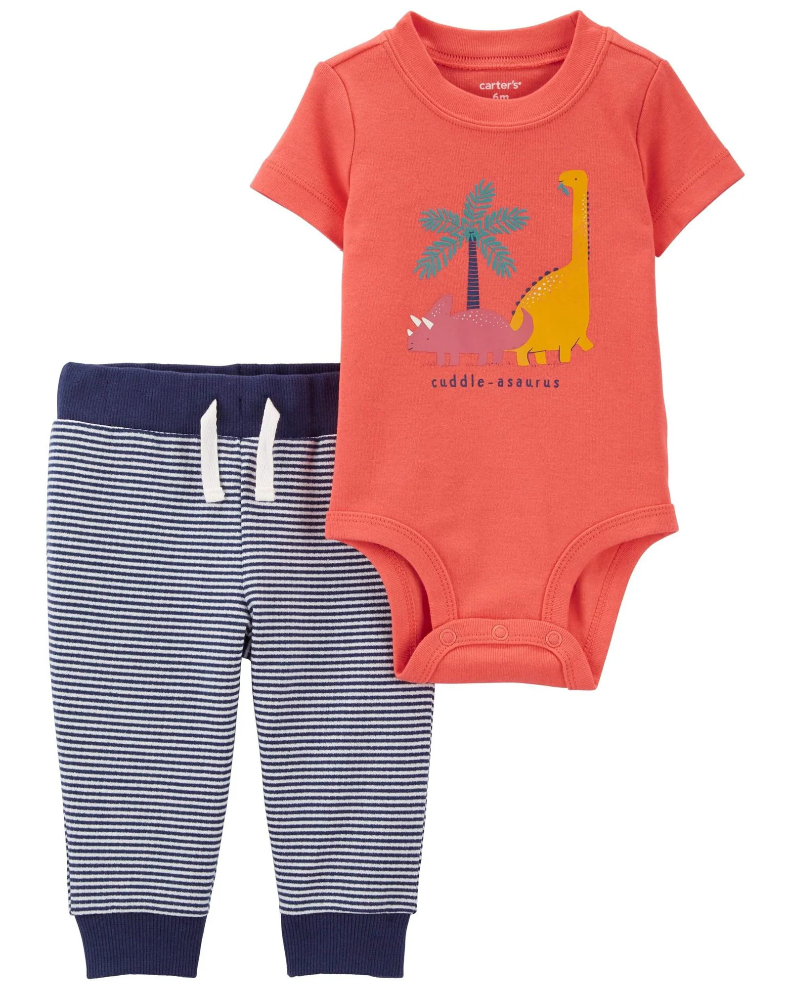 Carter's Set 2 piese Body si pantaloni Dinozaur foto