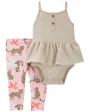 Carter's Set 2 piese Body si pantaloni Leopard foto
