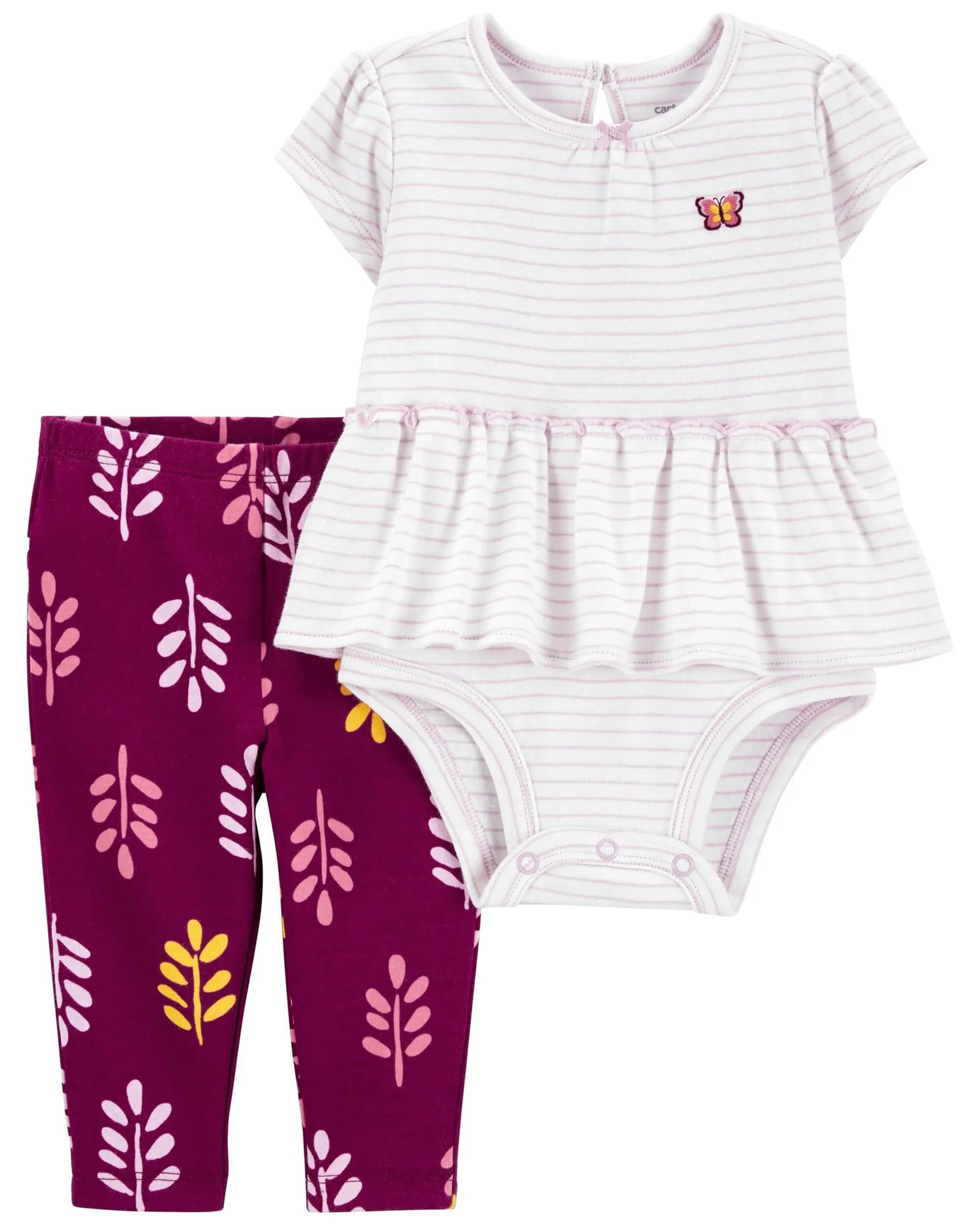 Carter's Set 2 piese Body si pantaloni Fluturas foto