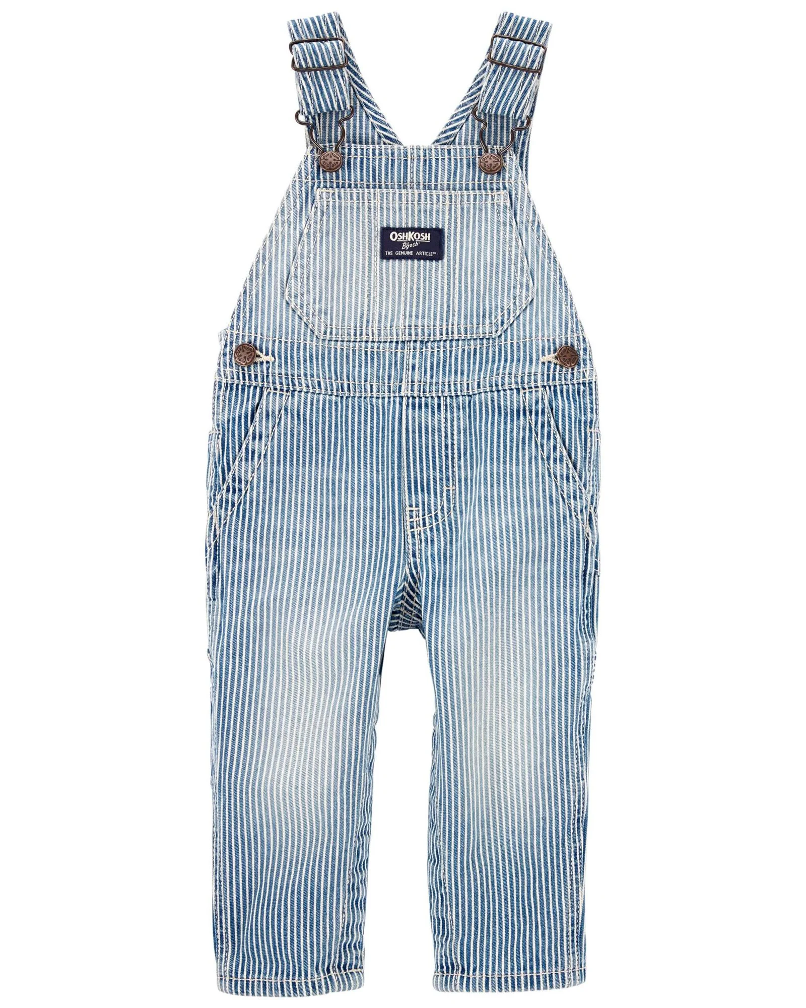 OshKosh Salopeta denim cu dungi