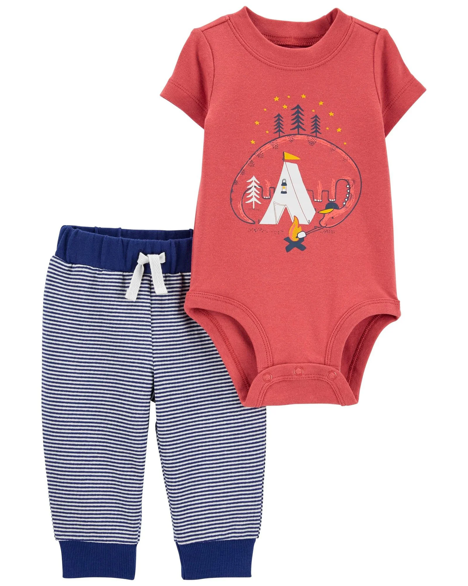 Carter's Set 2 piese Body si pantaloni Camping foto