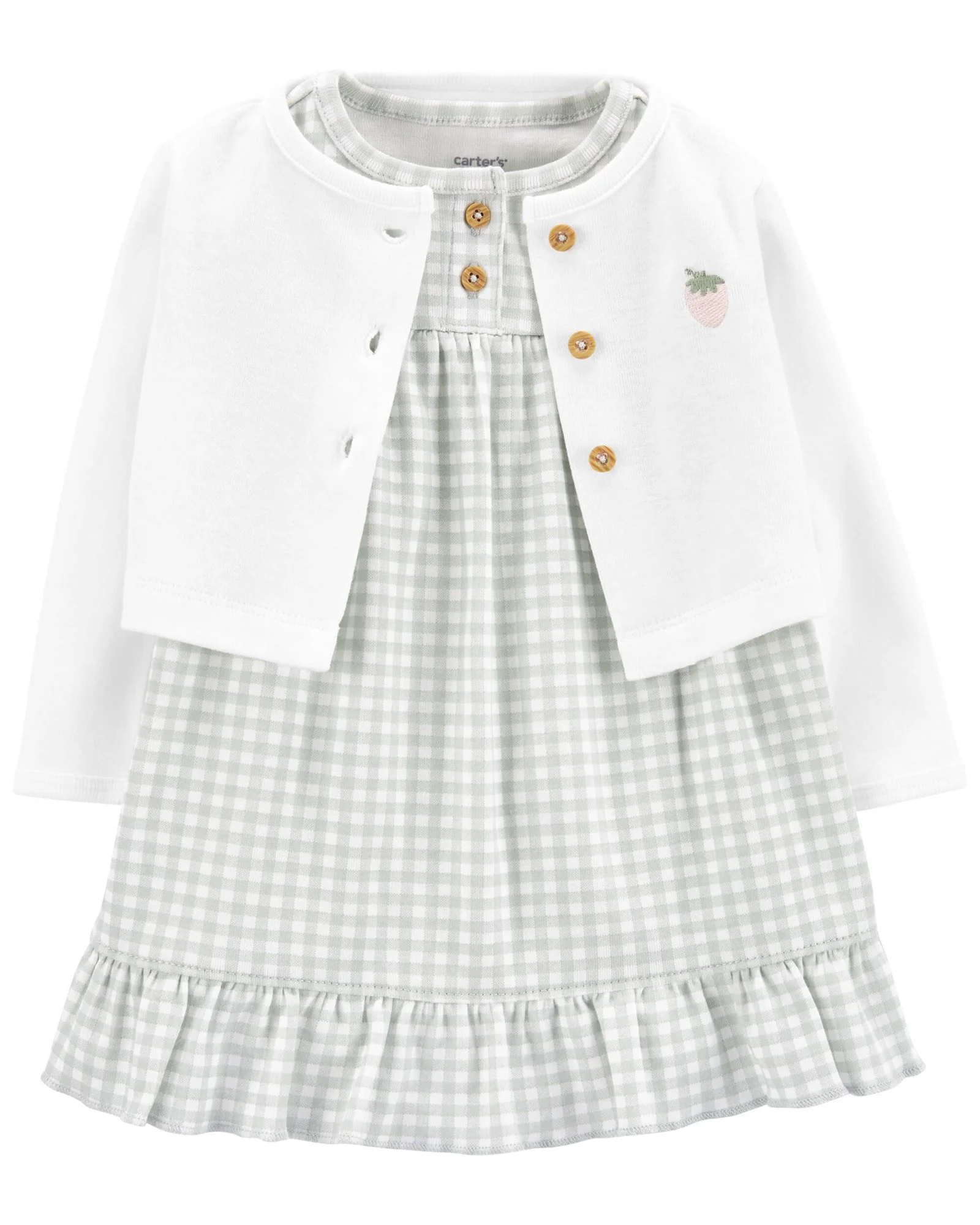 Carter's Set 2 piese Rochita si cardigan foto