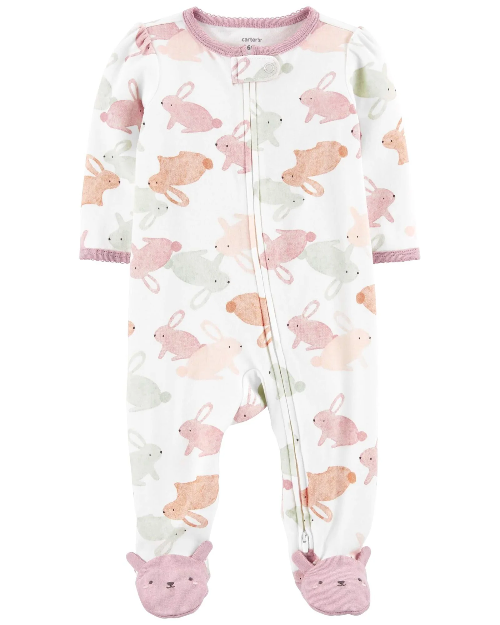 Carter's Pijama cu fermoar reversibil Iepurasi foto