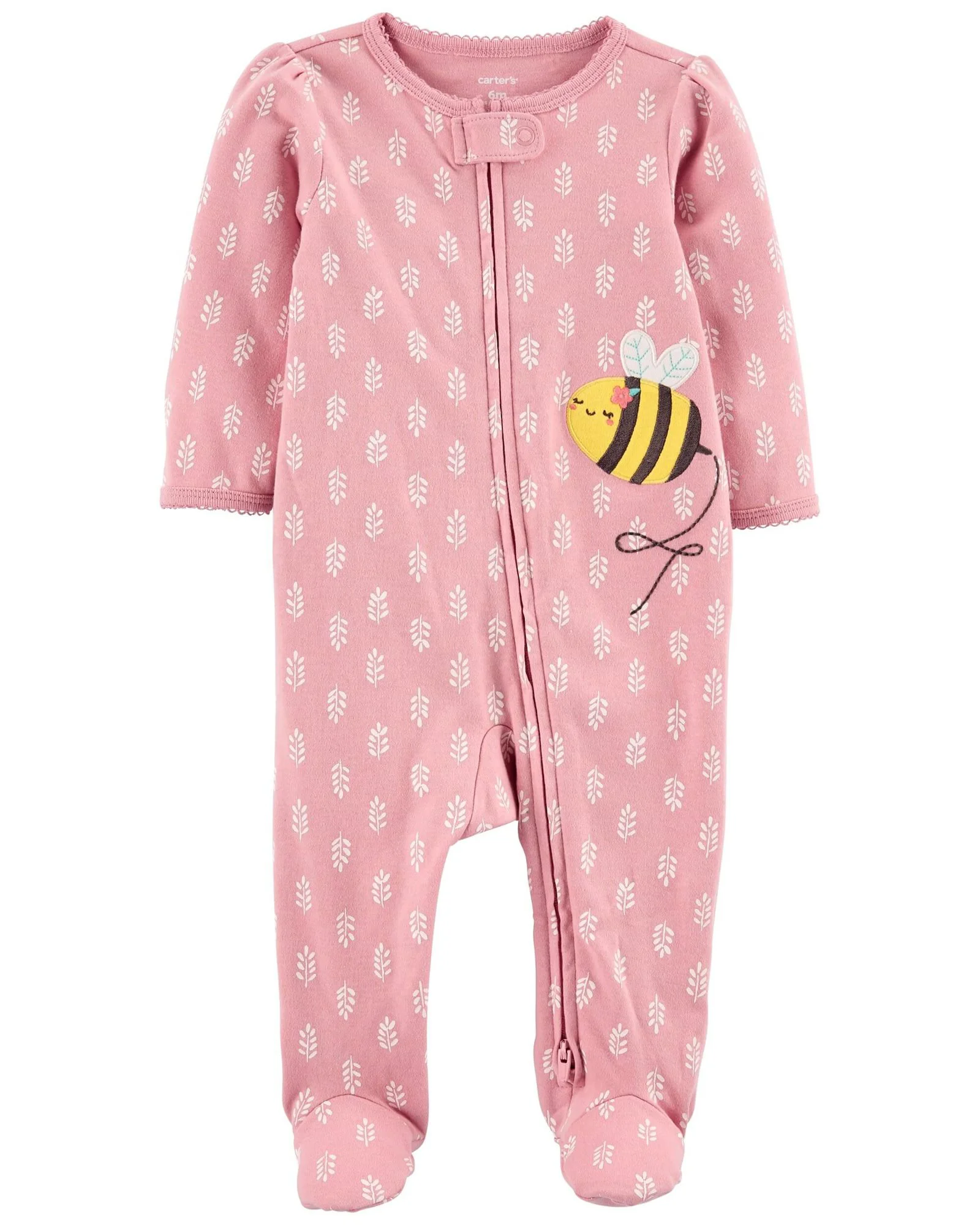 Carter's Pijama cu fermoar reversibil Albinuta foto
