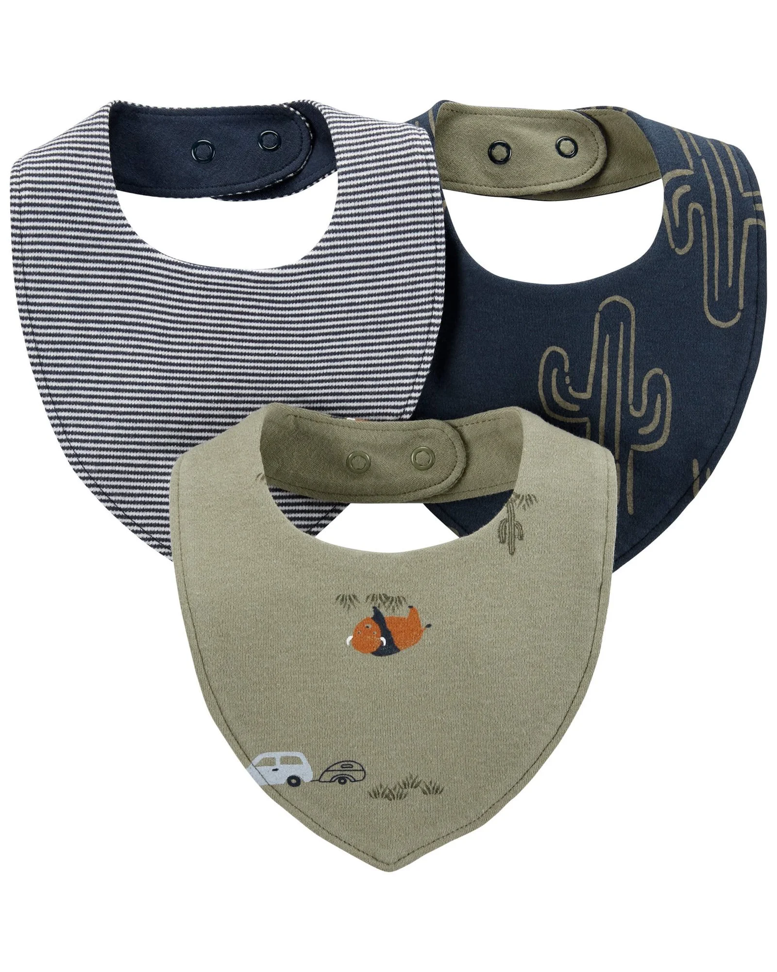 Carter's Set 3 piese bavete Cactus