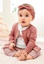Carter's Set 3 piese Cardigan, pantaloni si body Fluturas