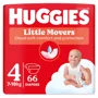 Scutece Huggies Little Movers Mega 4 Unisex (8-14 kg), 66 buc. foto