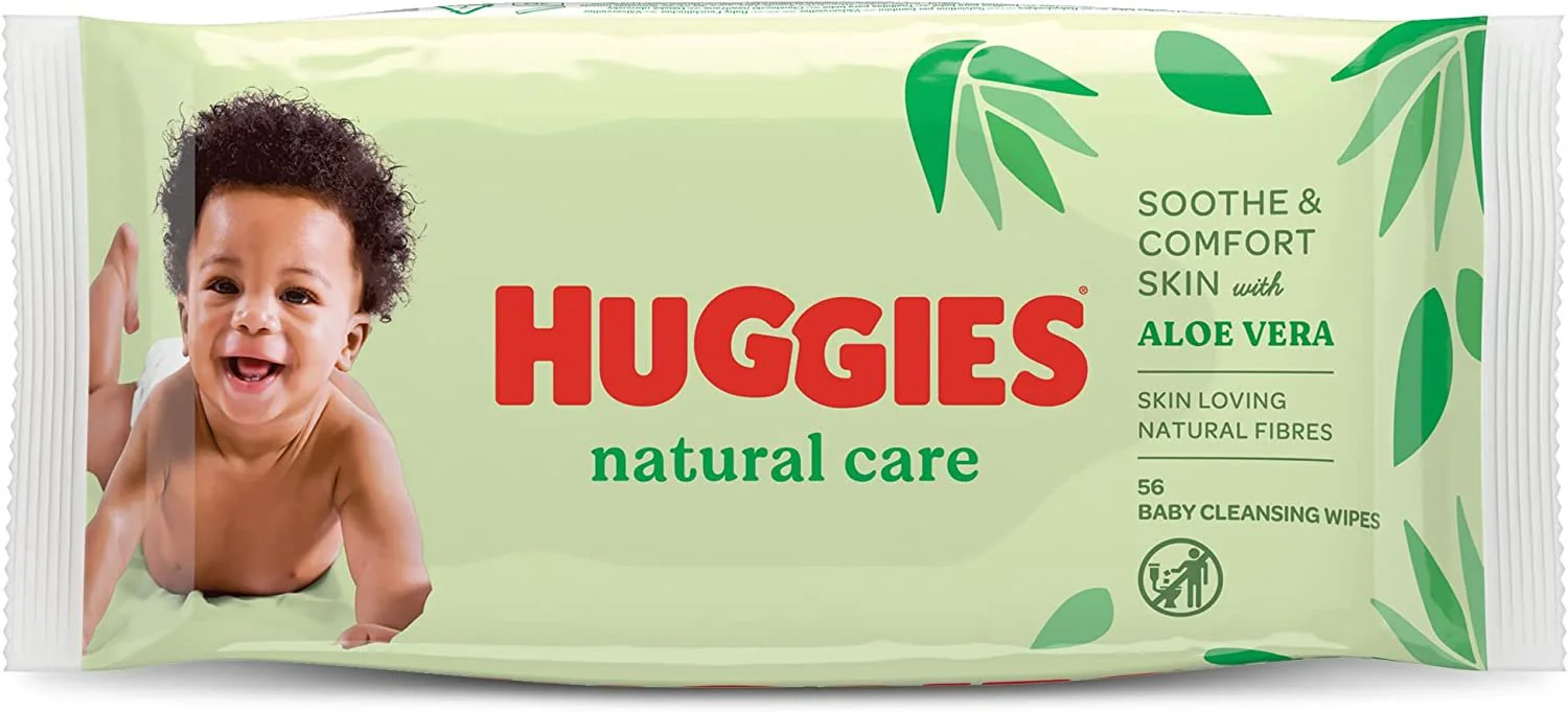 image for Servetele umede Huggies Natural Care, 56 buc. foto