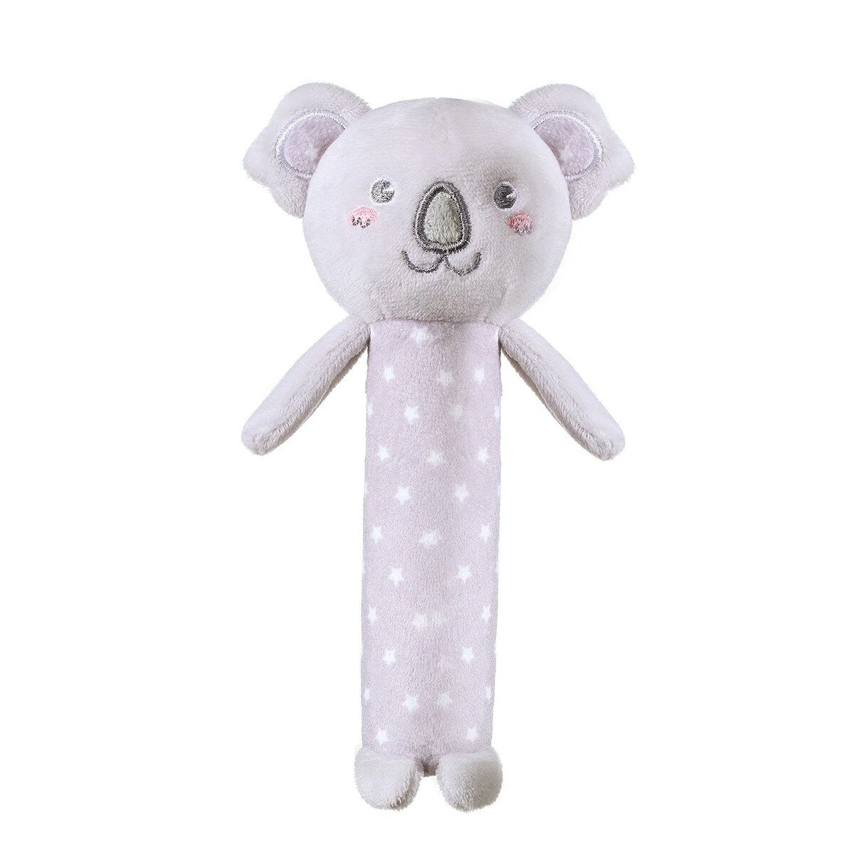 Jucarie din plus chitaitoare teether BabyOno Koala Jules, gri foto