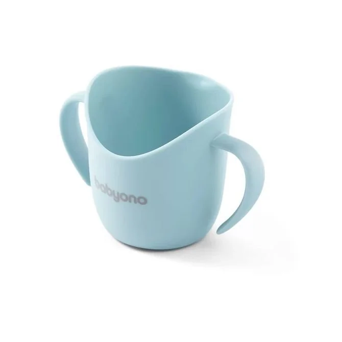 image for Cana ergonomica pentru incepatori BabyOno Blue (6+luni), 120 ml foto