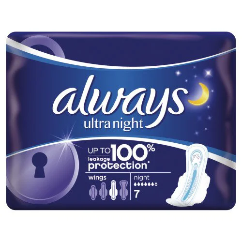 Absorbante Always Ultra Night, 7 buc.
