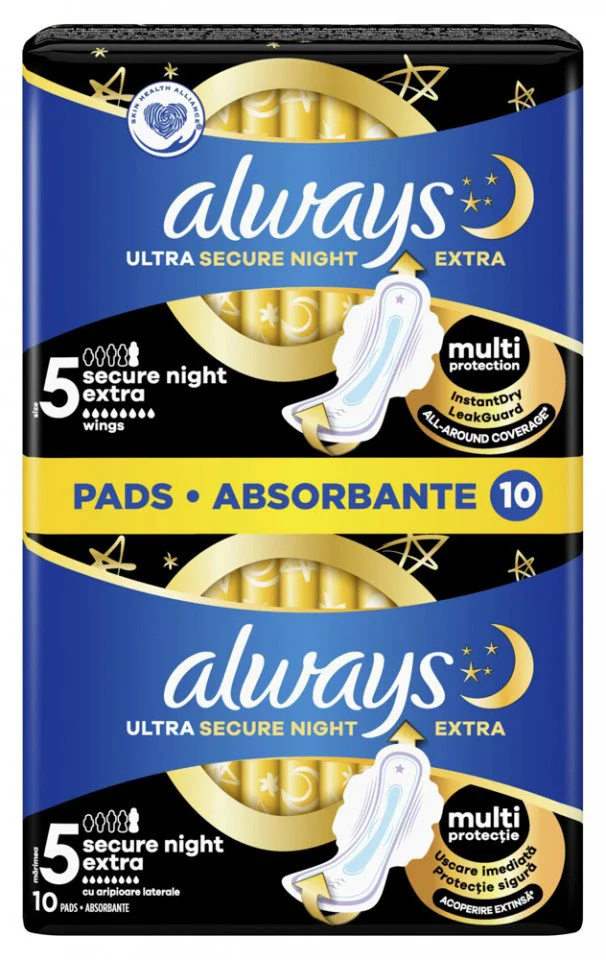 Прокладки гигиенические Always Ultra Night Extra Duo, 10шт.