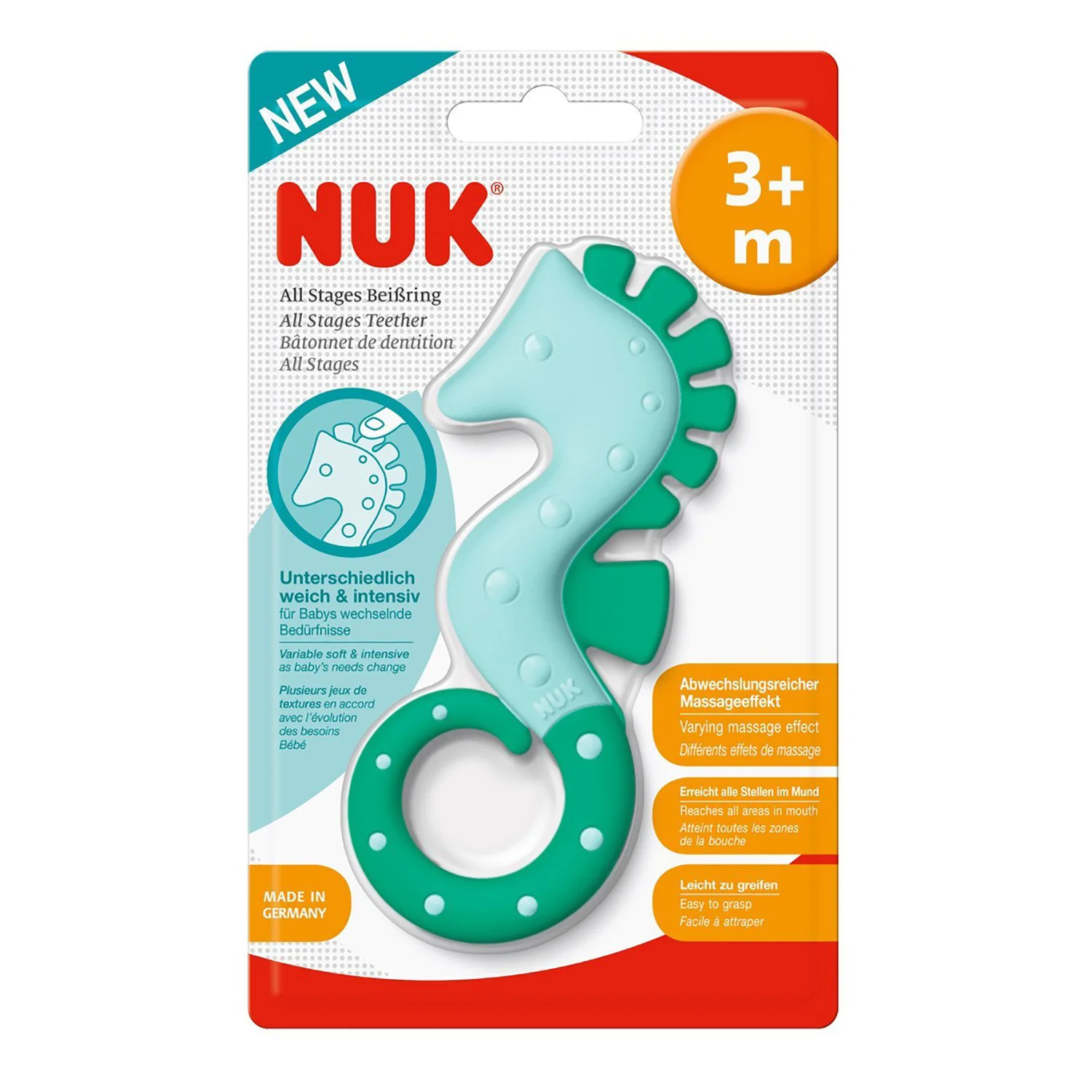 image for Inel gingival NUK Calut (3+luni) foto