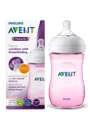 Бутылочка из пластика Philips AVENT Natural Антиколиковая, розовая, 260 мл foto