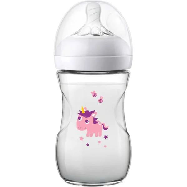 Biberon Philips AVENT Natural Unicorn (0+ luni), 260 ml