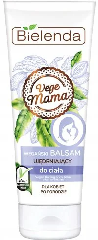 Balsam vegan pentru corp fortifiant dupa nastere Bielenda Vege Mama, 200 ml