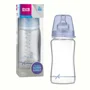 Biberon din sticla Lovi Baby Shower Boy (3+ luni), 250 ml foto