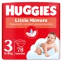 Scutece Huggies Little Movers Mega Unisex 3 (5-9 kg), 78 buc. foto