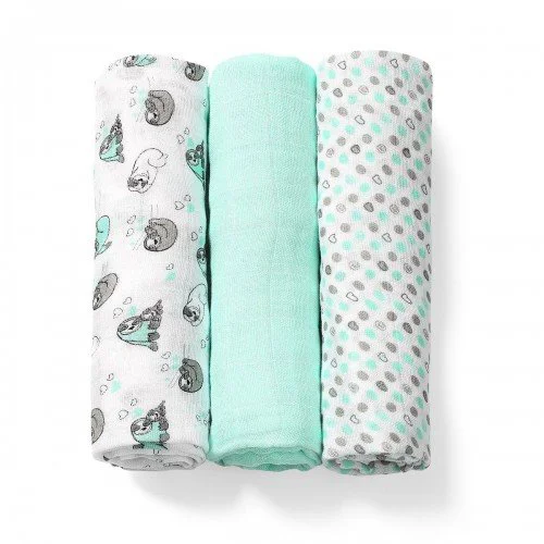 Натуральные пеленки BabyOno из органических бамбуковых волокон (70 x 70 см), 3 шт.