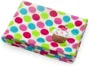 Paturica microfibra BabyOno Cupcake cu sunet si broderie, 75x100 cm