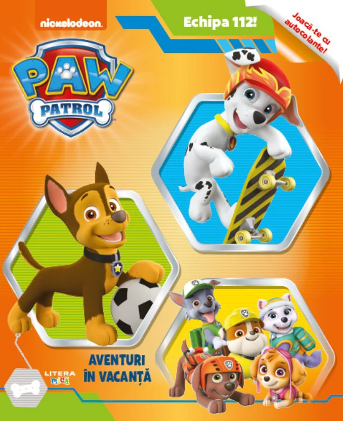 Paw Patrol. Aventuri in vacanta. Joaca-te cu autocolante!