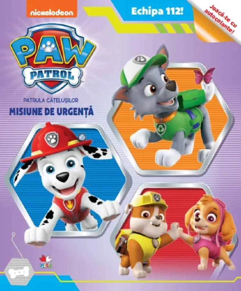 Paw Patrol. Misiune de urgenta. Joaca-te cu autocolante! foto