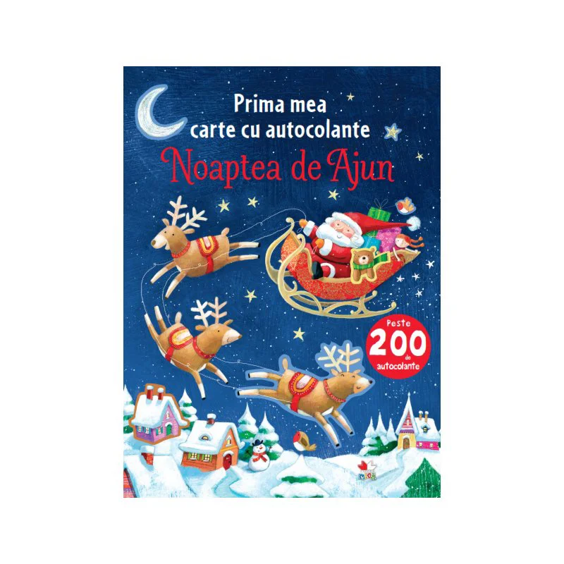Prima mea carte cu autocolante. Noaptea de ajun foto