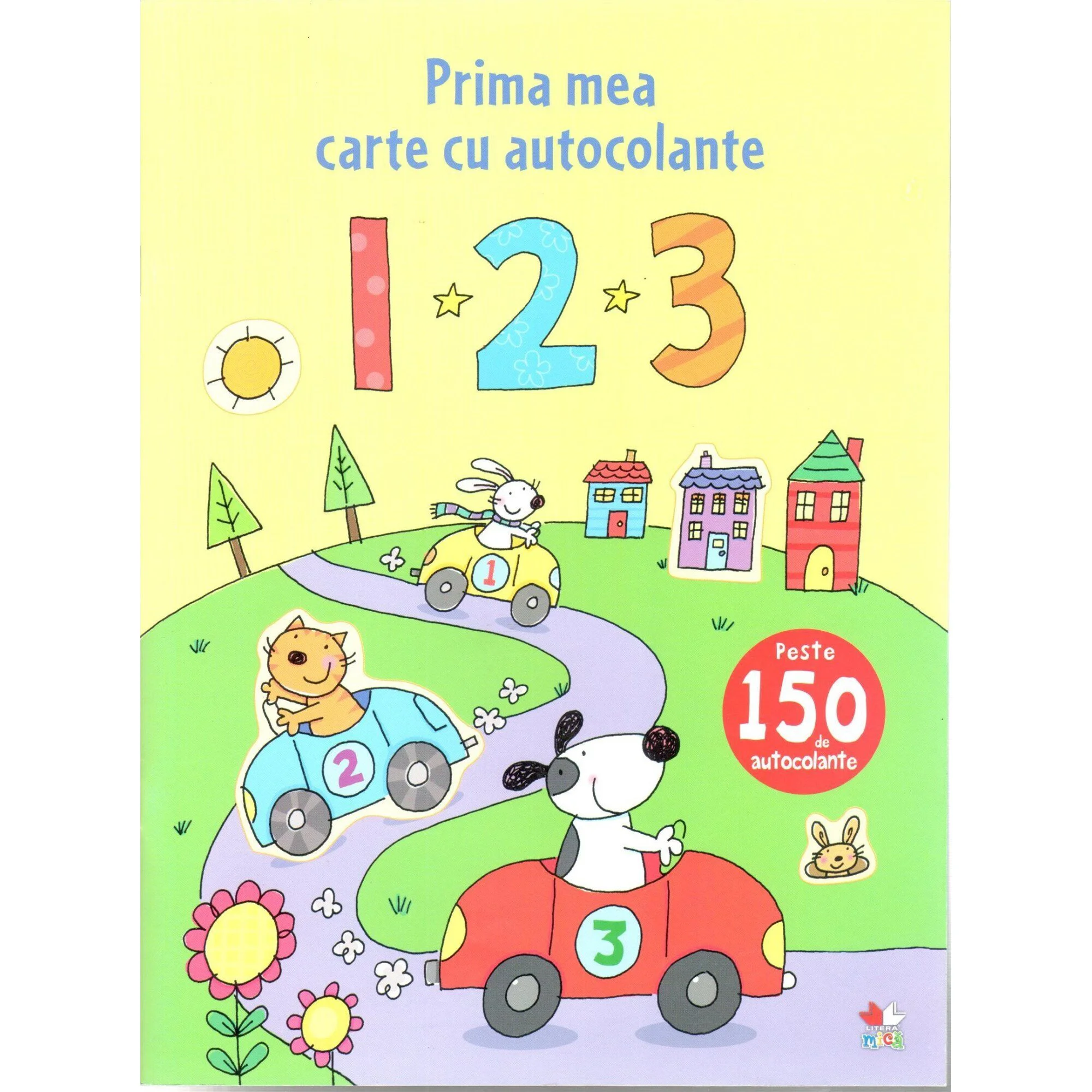 Prima mea carte cu autocolante. 1 2 3 foto
