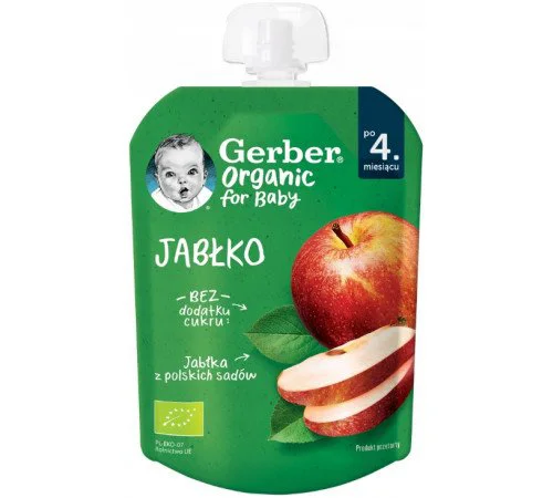 image for Piure organic Gerber de mere (4+ luni), 80 g foto
