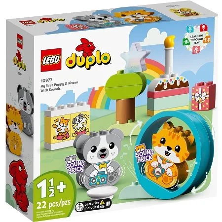 image for LEGO Duplo My First Puppy & Kitten with Sounds foto